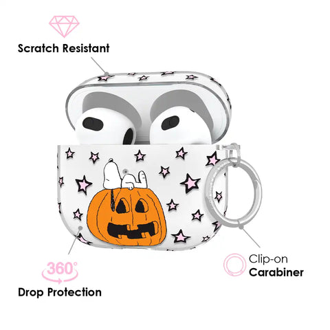 Snoopy Pumpkin AirPod Case