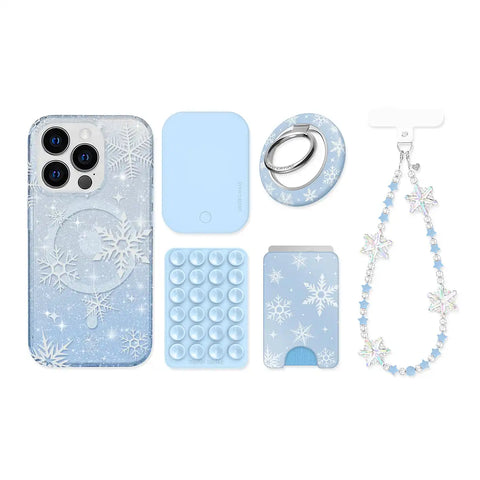 Snow Angel Glitter iPhone Bundle Set