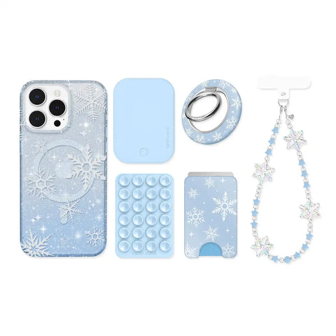 Snow Angel Glitter iPhone Bundle Set