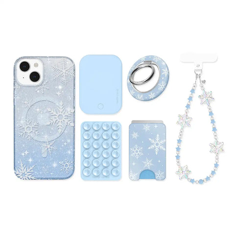 Snow Angel Glitter iPhone Bundle Set