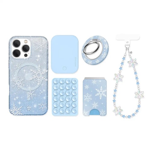 Snow Angel Glitter iPhone Bundle Set