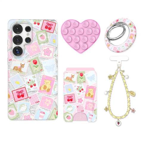 Spring Whimsy Stamps Glitter Samsung Bundle Set