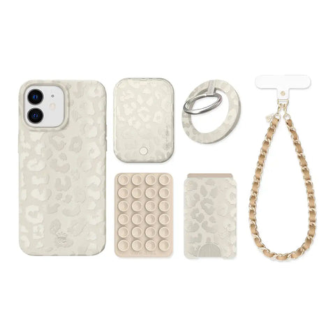 Stone Leopard iPhone Bundle Set