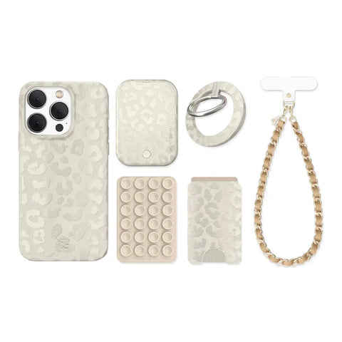 Stone Leopard iPhone Bundle Set