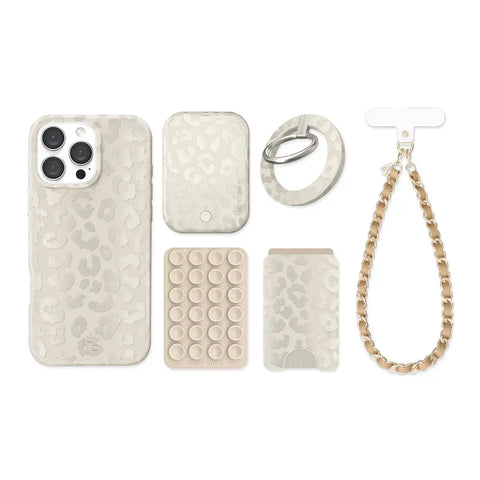 Stone Leopard iPhone Bundle Set
