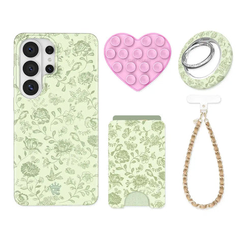 Storybook Sage Floral Samsung Bundle Set