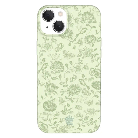 Storybook Sage Floral iPhone Case