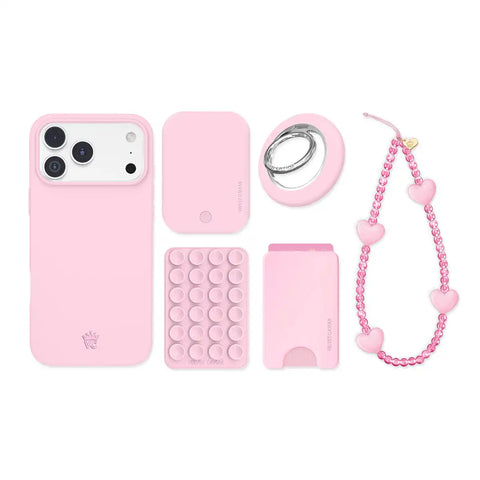 Strawberry Milk iPhone Bundle Set