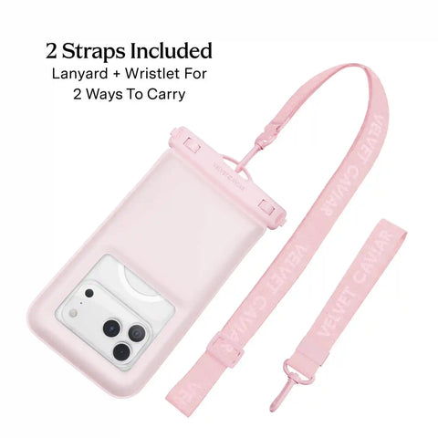 Strawberry Milk Waterproof Floating Phone Pouch