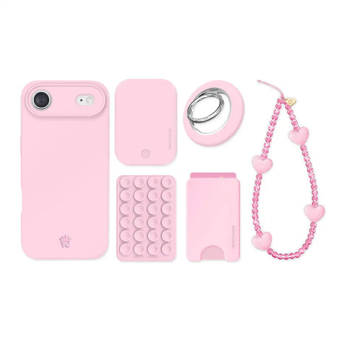 Strawberry Milk iPhone Bundle Set