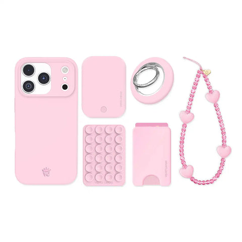 Strawberry Milk iPhone Bundle Set