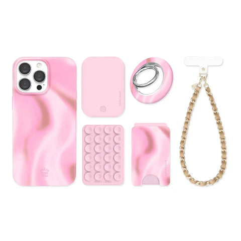 Strawberry Swirl iPhone Bundle Set