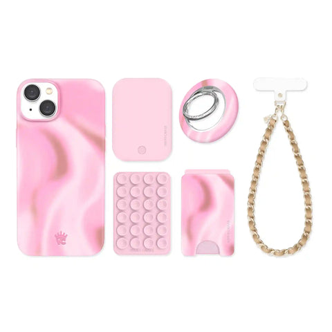 Strawberry Swirl iPhone Bundle Set