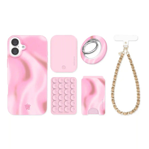 Strawberry Swirl iPhone Bundle Set