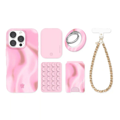 Strawberry Swirl iPhone Bundle Set
