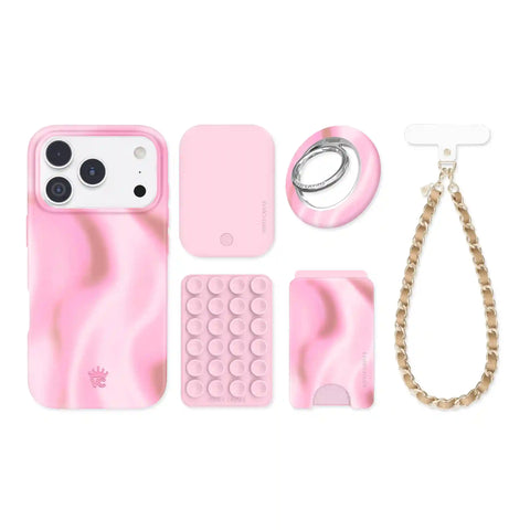 Strawberry Swirl iPhone Bundle Set