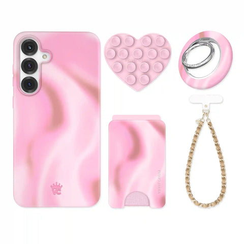 Strawberry Swirl Samsung Bundle Set