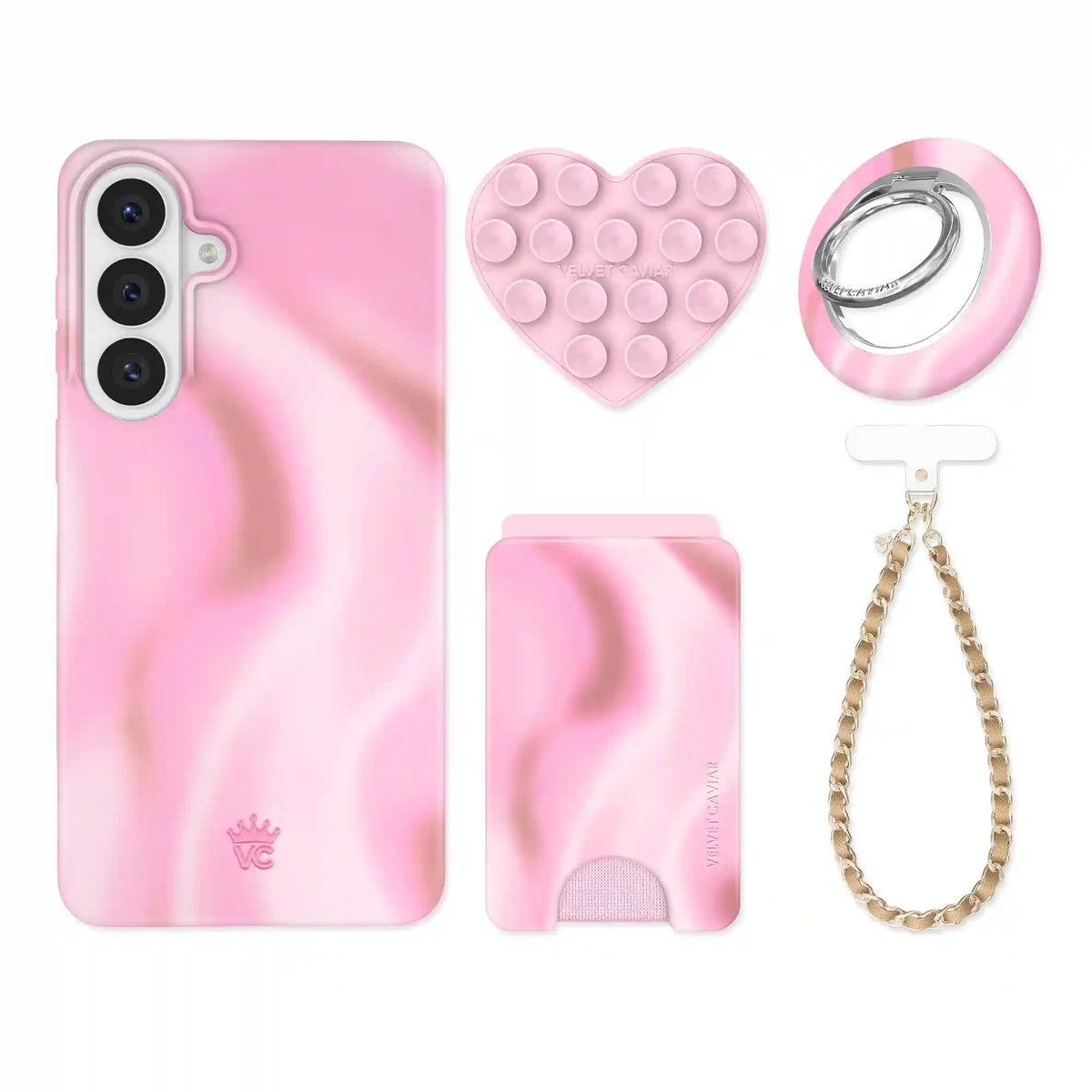 Strawberry Swirl Samsung Bundle Set