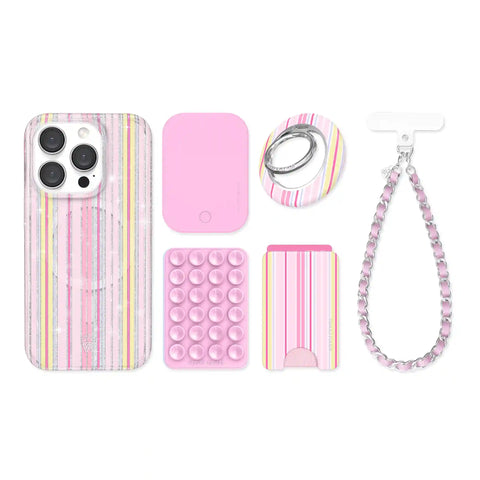 Sunkissed Stripes Glitter iPhone Bundle Set