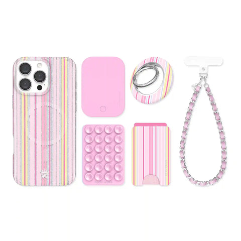 Sunkissed Stripes Glitter iPhone Bundle Set