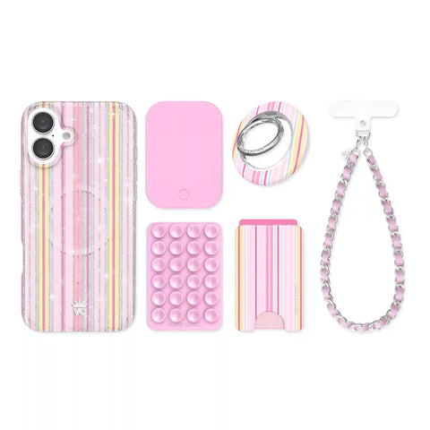 Sunkissed Stripes Glitter iPhone Bundle Set