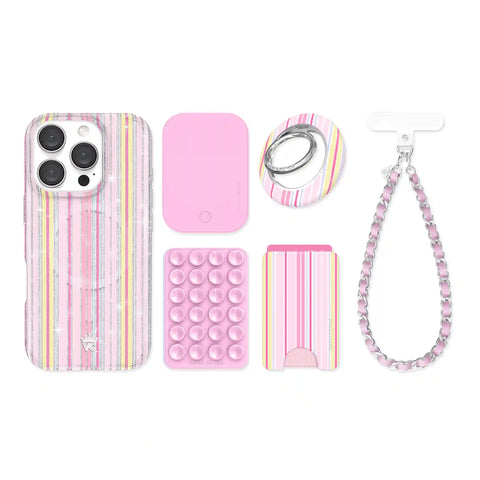 Sunkissed Stripes Glitter iPhone Bundle Set