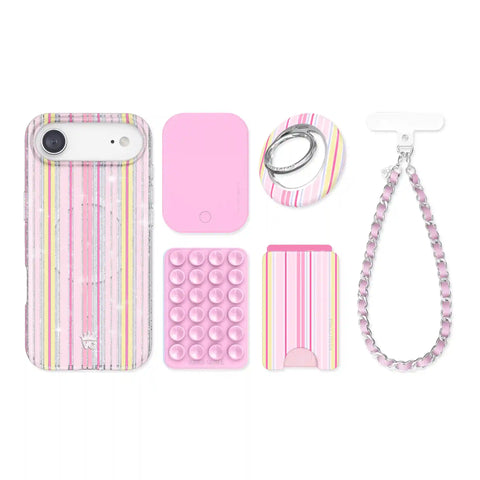 Sunkissed Stripes Glitter iPhone Bundle Set