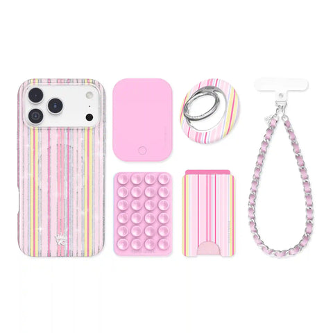 Sunkissed Stripes Glitter iPhone Bundle Set