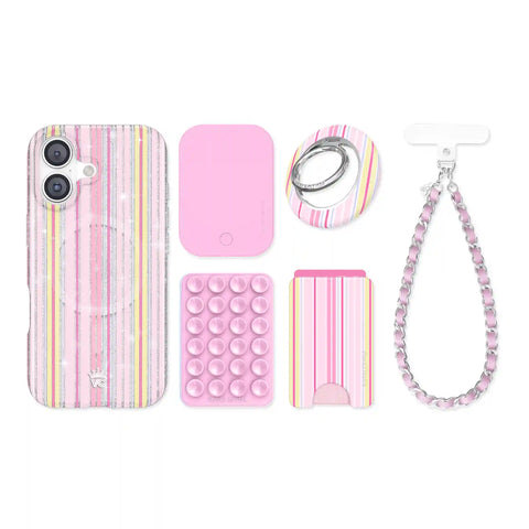 Sunkissed Stripes Glitter iPhone Bundle Set