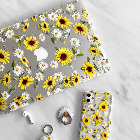 Sunflower MacBook Case