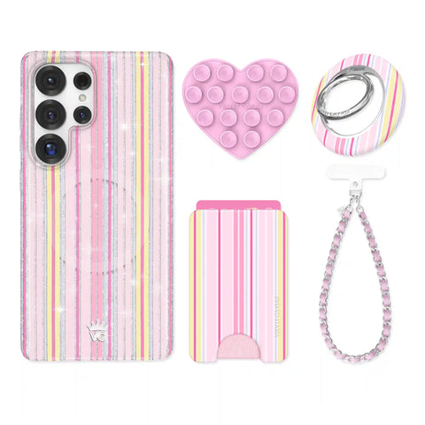 Sunkissed Stripes Glitter Samsung Bundle Set