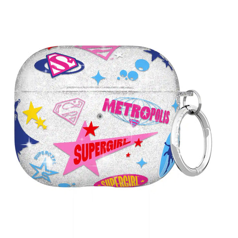 Supergirl Krypto Glitter AirPod Case