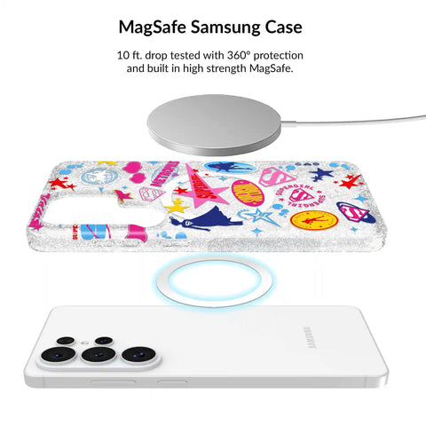 Supergirl Krypto Glitter Samsung Bundle Set