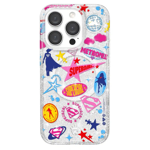 Supergirl Krypto Glitter iPhone Case