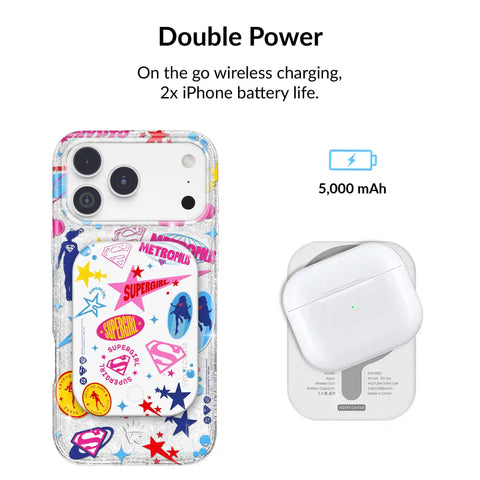 Supergirl Krypto Portable MagSafe Charger Power Pack