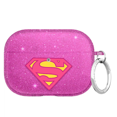 Supergirl Stardust Glitter AirPod Case
