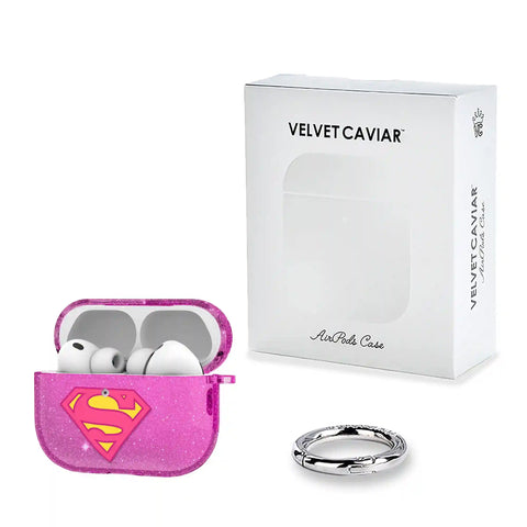 Supergirl Stardust Glitter AirPod Case