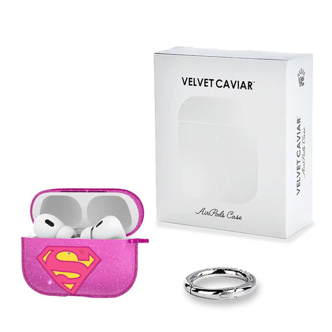 Supergirl Stardust Glitter AirPod Case