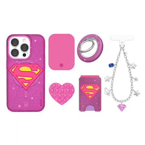 Supergirl Stardust Glitter iPhone Bundle Set