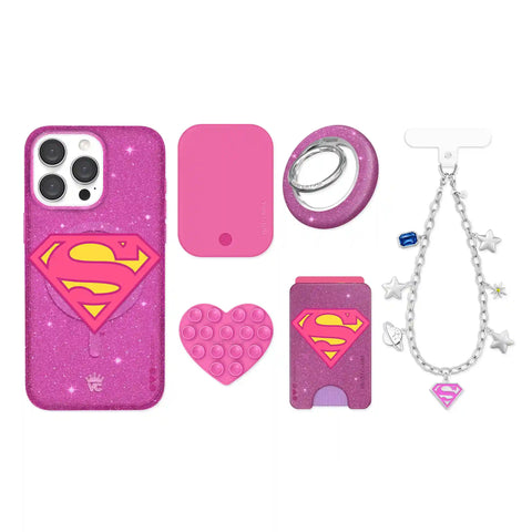 Supergirl Stardust Glitter iPhone Bundle Set