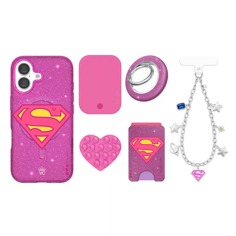 Supergirl Stardust Glitter iPhone Bundle Set