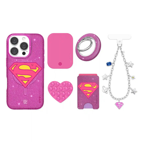 Supergirl Stardust Glitter iPhone Bundle Set