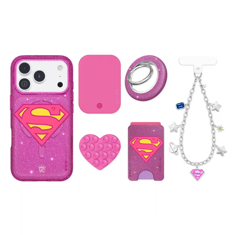 Supergirl Stardust Glitter iPhone Bundle Set