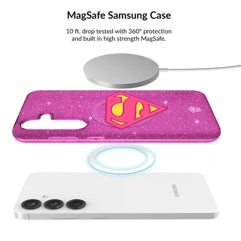 Supergirl Stardust Glitter Samsung Bundle Set