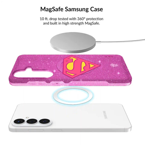 Supergirl Stardust Glitter Samsung Bundle Set