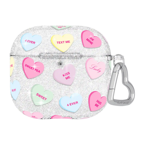 Sweet Hearts Glitter AirPod Case