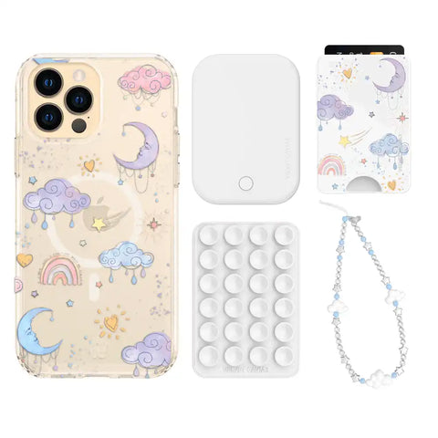 Sweet Dreams Frosted iPhone Bundle Set - Wallet