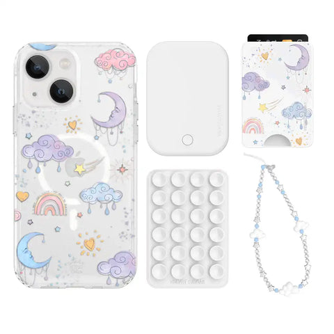 Sweet Dreams Frosted iPhone Bundle Set - Wallet