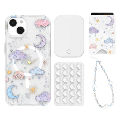Sweet Dreams Frosted iPhone Bundle Set - Wallet