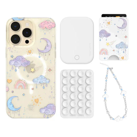 Sweet Dreams Frosted iPhone Bundle Set - Wallet